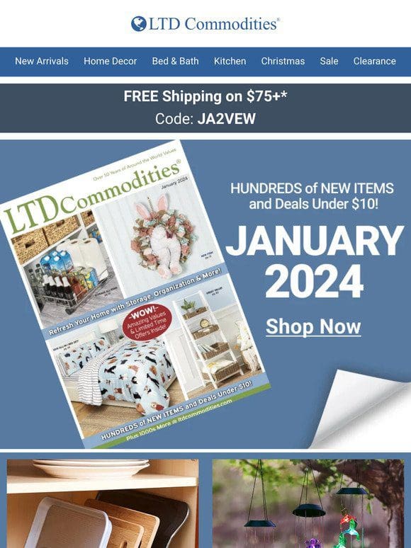 Shop the NEW January Catalog NOW!