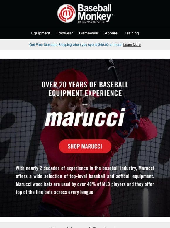 Shop the latest from Marucci