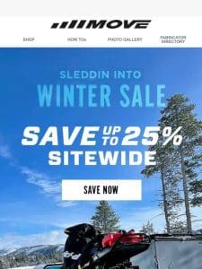 Sleddin Into Winter Sale ❄️