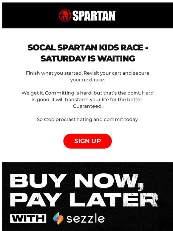 SoCal Spartan Kids Race – Saturday is waiting