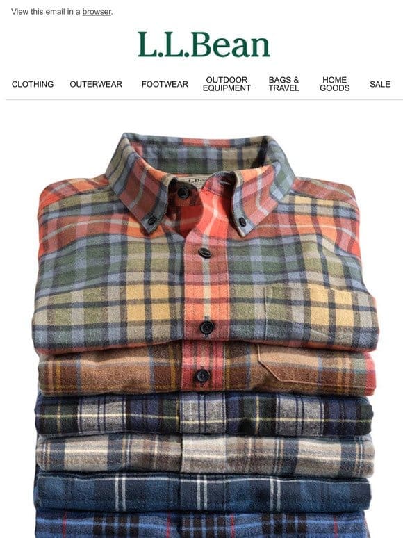 Soft Flannel Shirts in Authentic Tartans