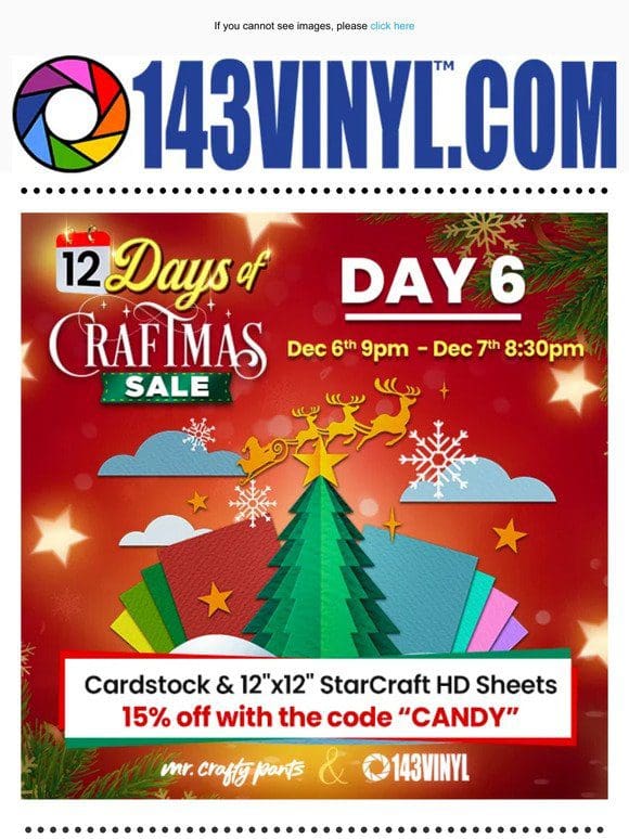 StarCraft HD & Cardstock on the 6th Day of Craftmas!