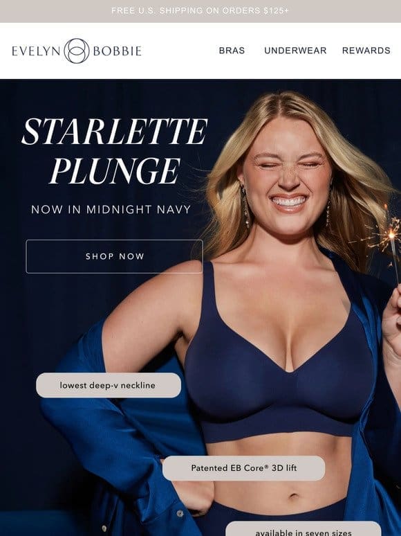 Starlette Plunge in Midnight Navy Is Here