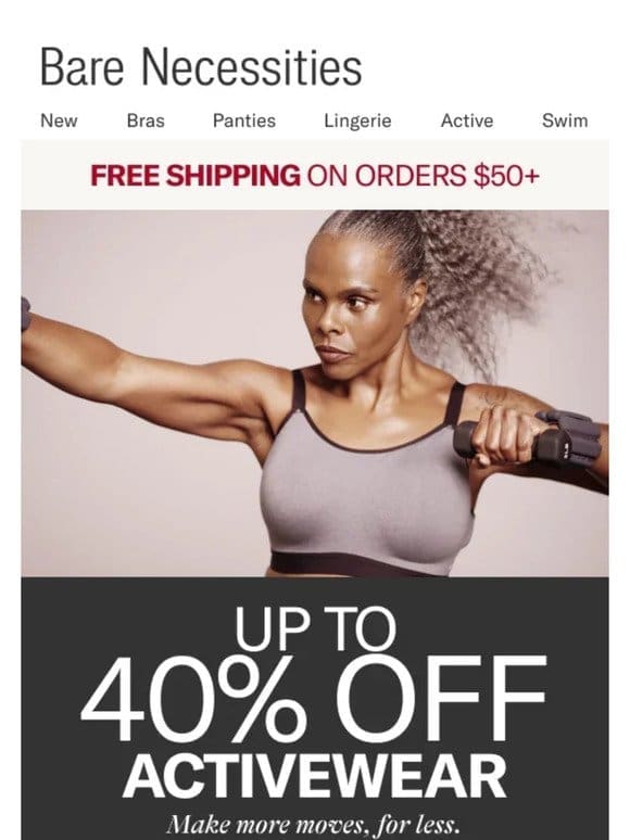 Start 2024 Strong With 40% Off Activewear