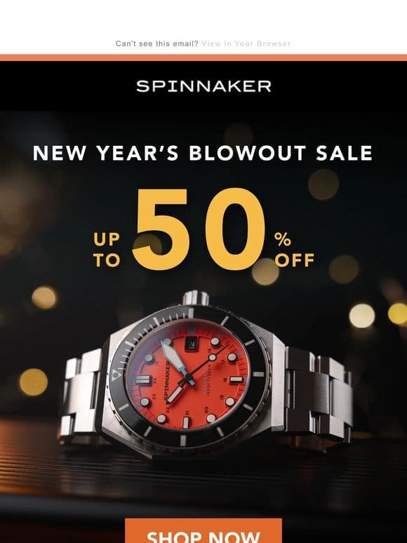 Start the Year Right! ⌚ New Year’s Blowout Sale