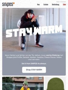 Stay Warm – Cozy Clothing für Herbst und Winter!