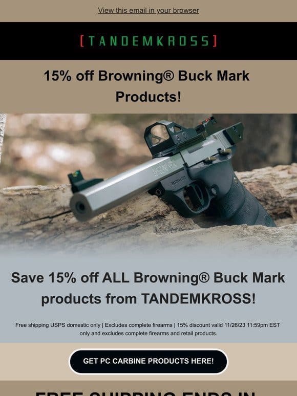 Stay on Target with Buck Mark Savings!