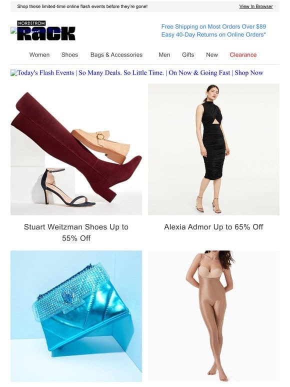 Stuart Weitzman Shoes Up to 55% Off | Alexia Admor Up to 65% Off | Kurt Geiger London Up to 50% Off | And More!