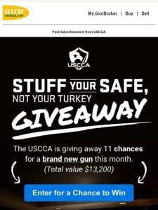 Stuff your Safe， Not your Turkey