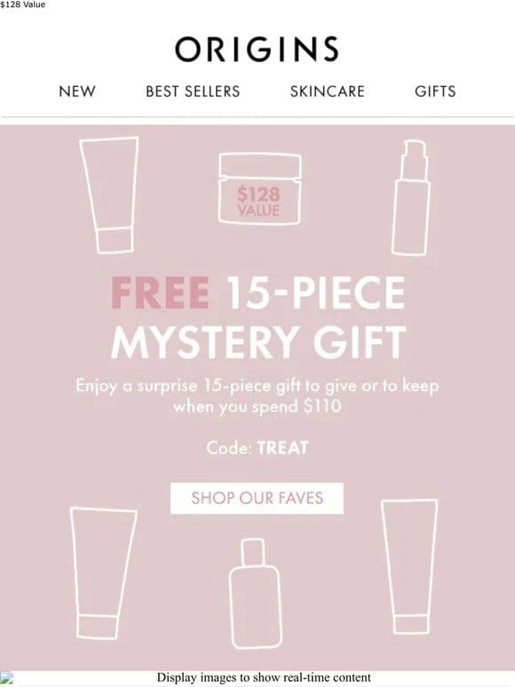 Surprise! Claim Your FREE 15 pc Mystery Gift