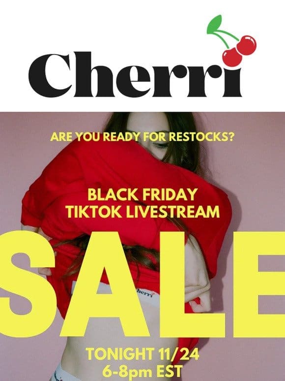 TONIGHT  Ruffle Cheeky Restock on TikTok LIVE!