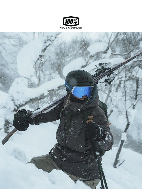 The 100% Snowcraft Goggle Collection