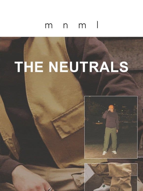 The Neutrals: a curated collection of earth tones