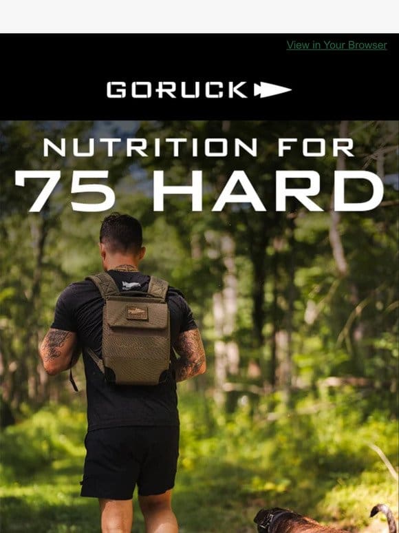 The Nutritional Secret to Success For 75 Hard