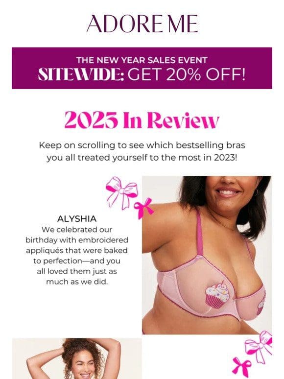 The Results Are In: Your 2023 In Lingerie