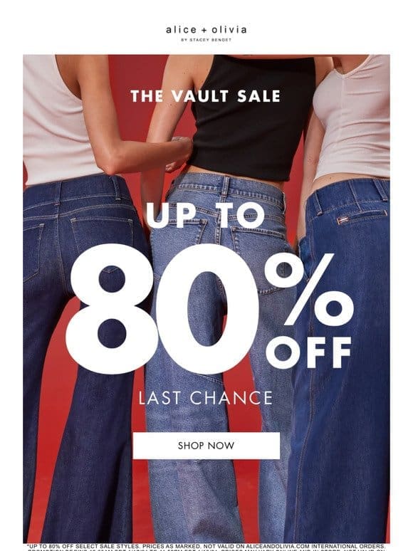 The Vault Sale Closes Tonight!