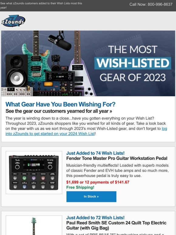 The Year’s Most Wish-Listed Gear!