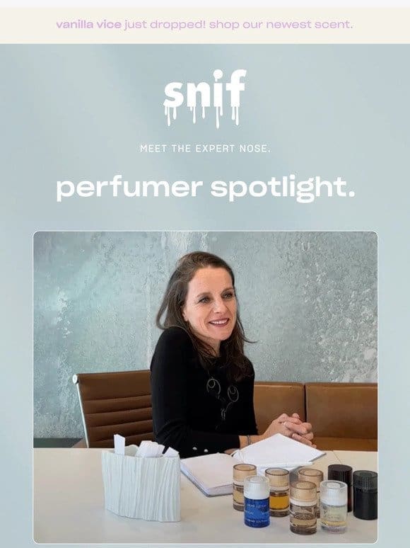 The expert perfumer behind Vanilla Vice.