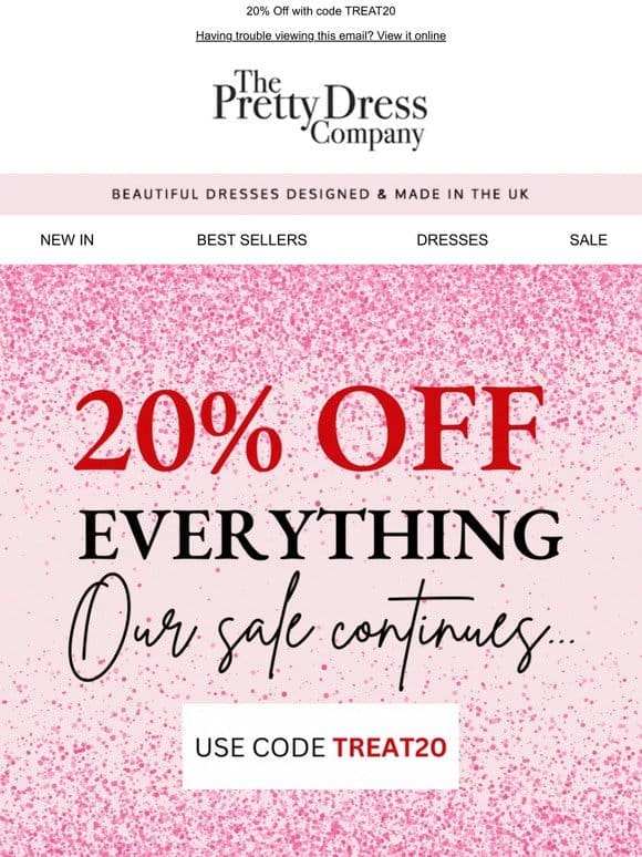 There’s still time for 20% OFF