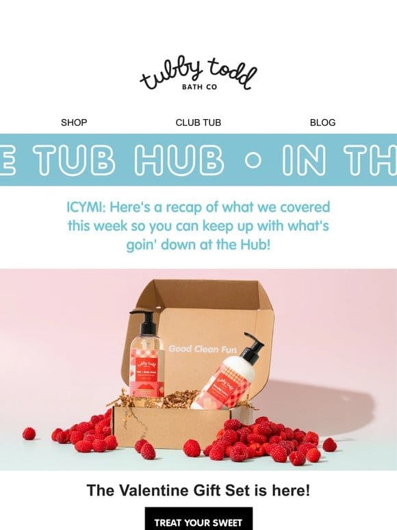 This Week in the Tub Hub