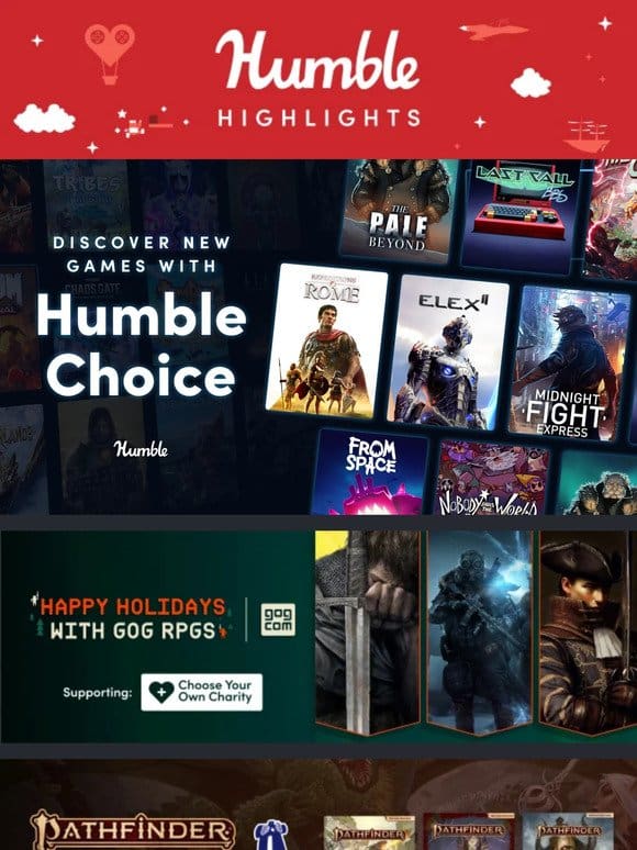 This week at Humble: Happy Holidays with GOG RPGs + More