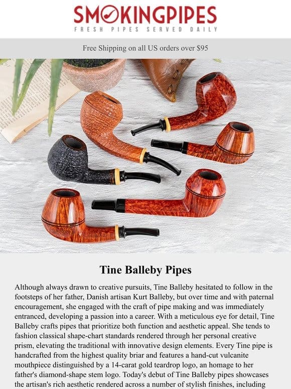 Tine Balleby Pipes | Second-Generation Balleby Masterworks