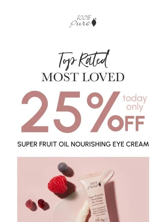 Today Only | Indulge in Luxurious Eye Care with 25% Off!