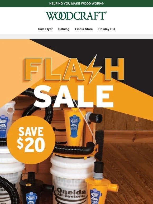 Today’s Flash Deal Makes Your Dust Collection Super-Efficient