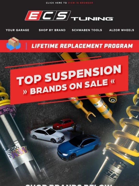 Top Suspension Brands on Sale this Winter!