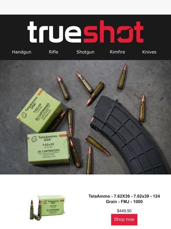 Top-Up Your Ammo Stash: Tela Ammo 7.62×39 Restock!