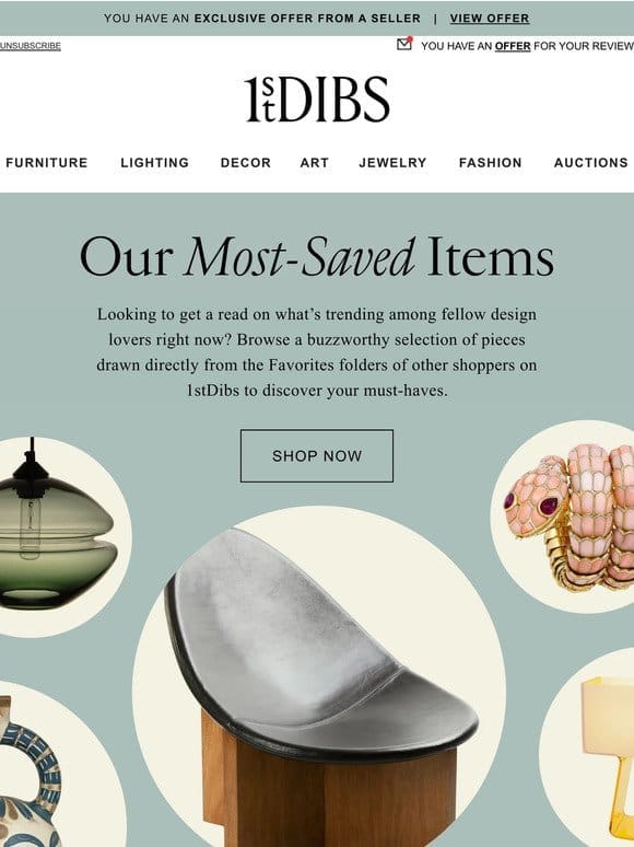 Trending: Our Most-Saved Items – Dior， de Sede， Cartier & more