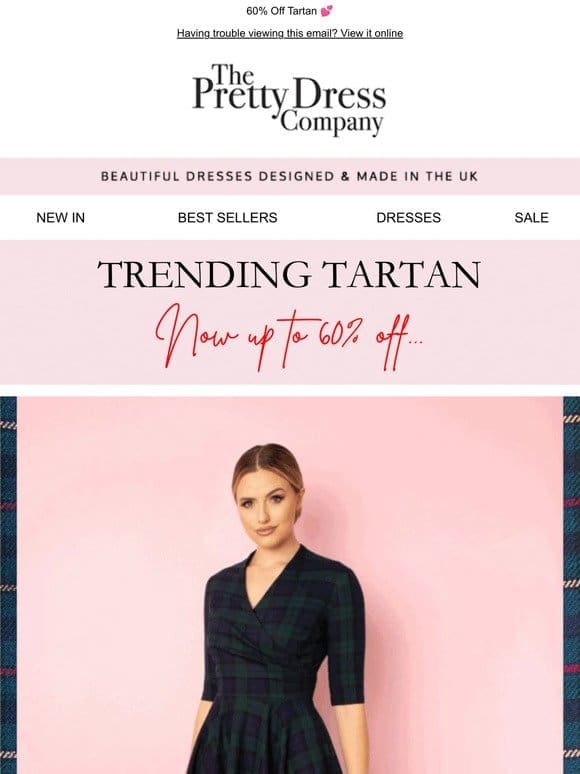 Trending Tartan now up to 60% off