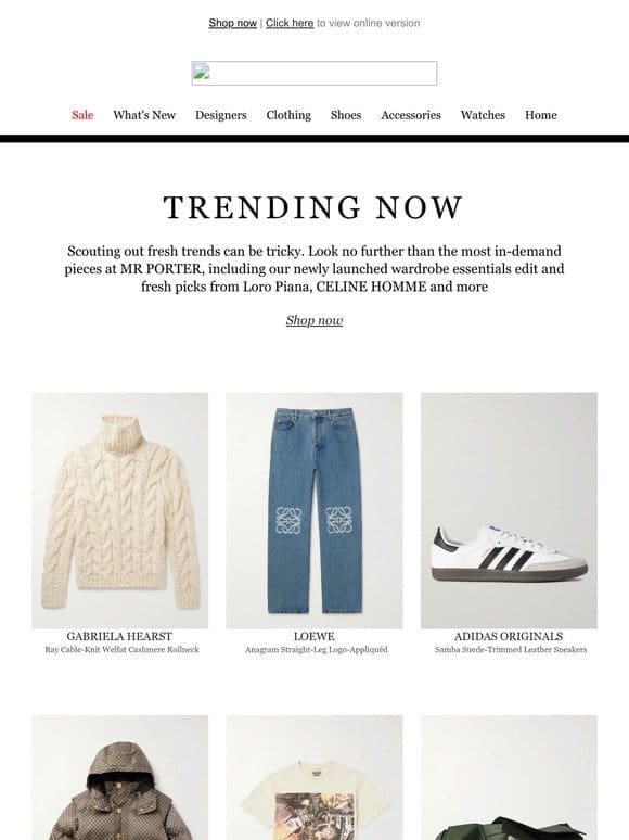 Trending at MR PORTER