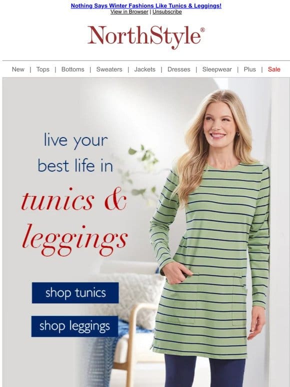 Tunics & Leggings ~ Look Great & Feel Even Better