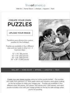 Turn Your Photos into Jigsaw Puzzles for the Holidays!