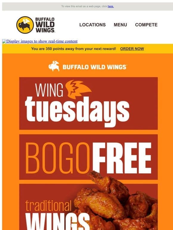 Twice the wings for half the price!