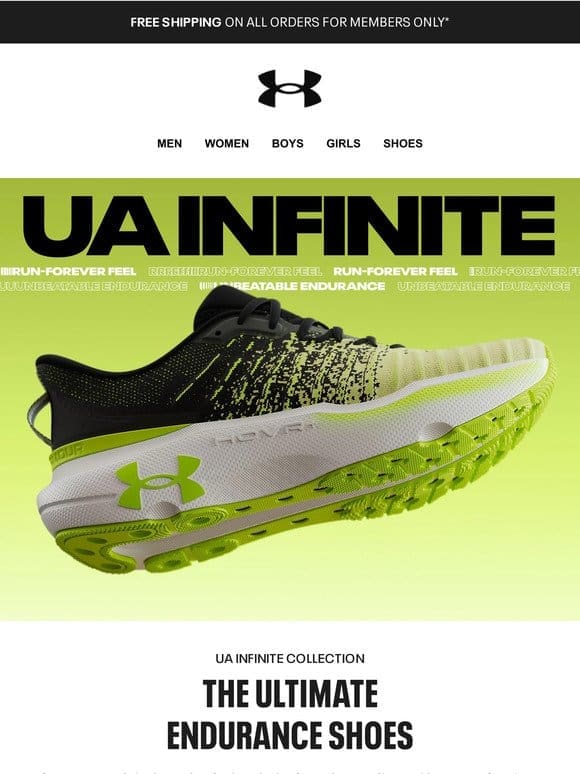 UA Infinite Elite: Running shoes built just for athletes