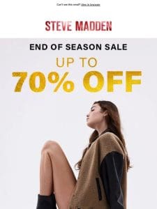 UP TO 70% OFF