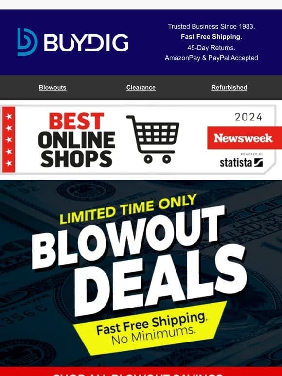 Unbeatable Blowout Deals! Shop NOW