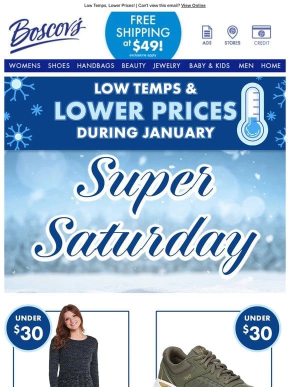 Unbeatable Deals During Super Saturday