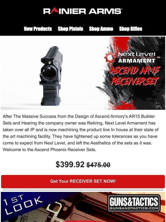 Unlock Exclusive Pricing On Next Level Armament Ascend AR-15 Matched Billet Receiver Set