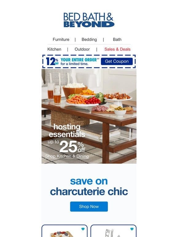 Up to 25% Off Chic Charcuterie Essentials