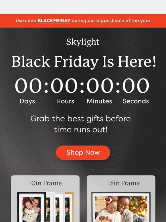 Up to $60 OFF – Black Friday is here!