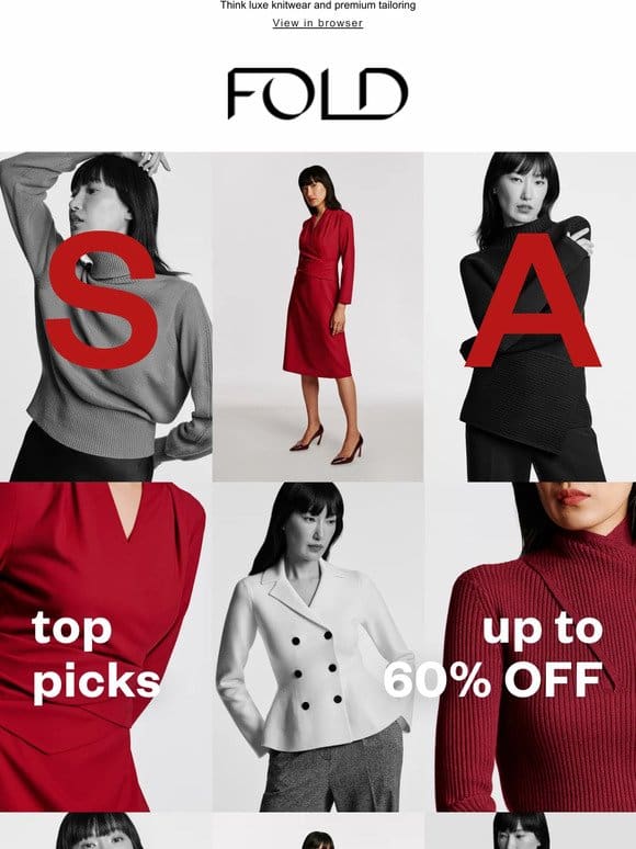 Up to 60% off | Sale top picks
