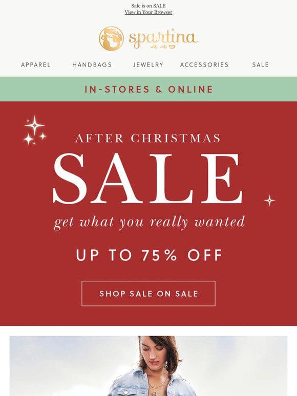 Up to 75% OFF Sale