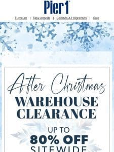 Up to 80% Off Clearance Sale!