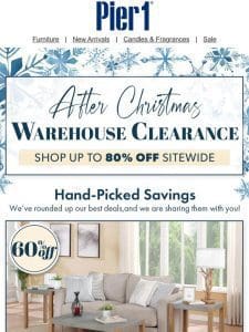 Up to 80% Off Warehouse Clearance!