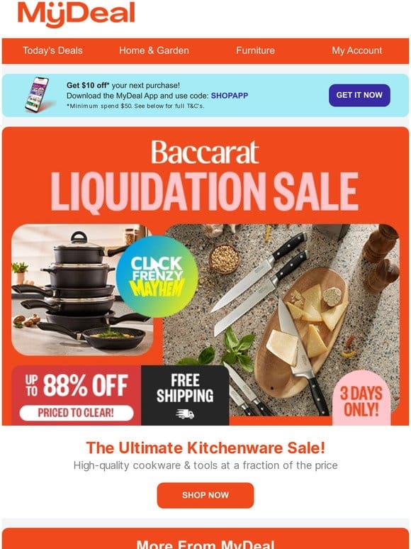 Up to 88% OFF | Baccarat Cookware Frenzy!