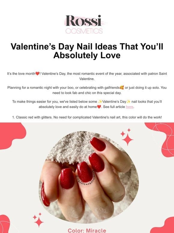 Valentine’s Day Mani Inspo