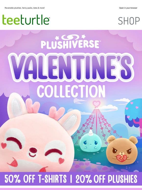 Valentine’s Day Plushies are here